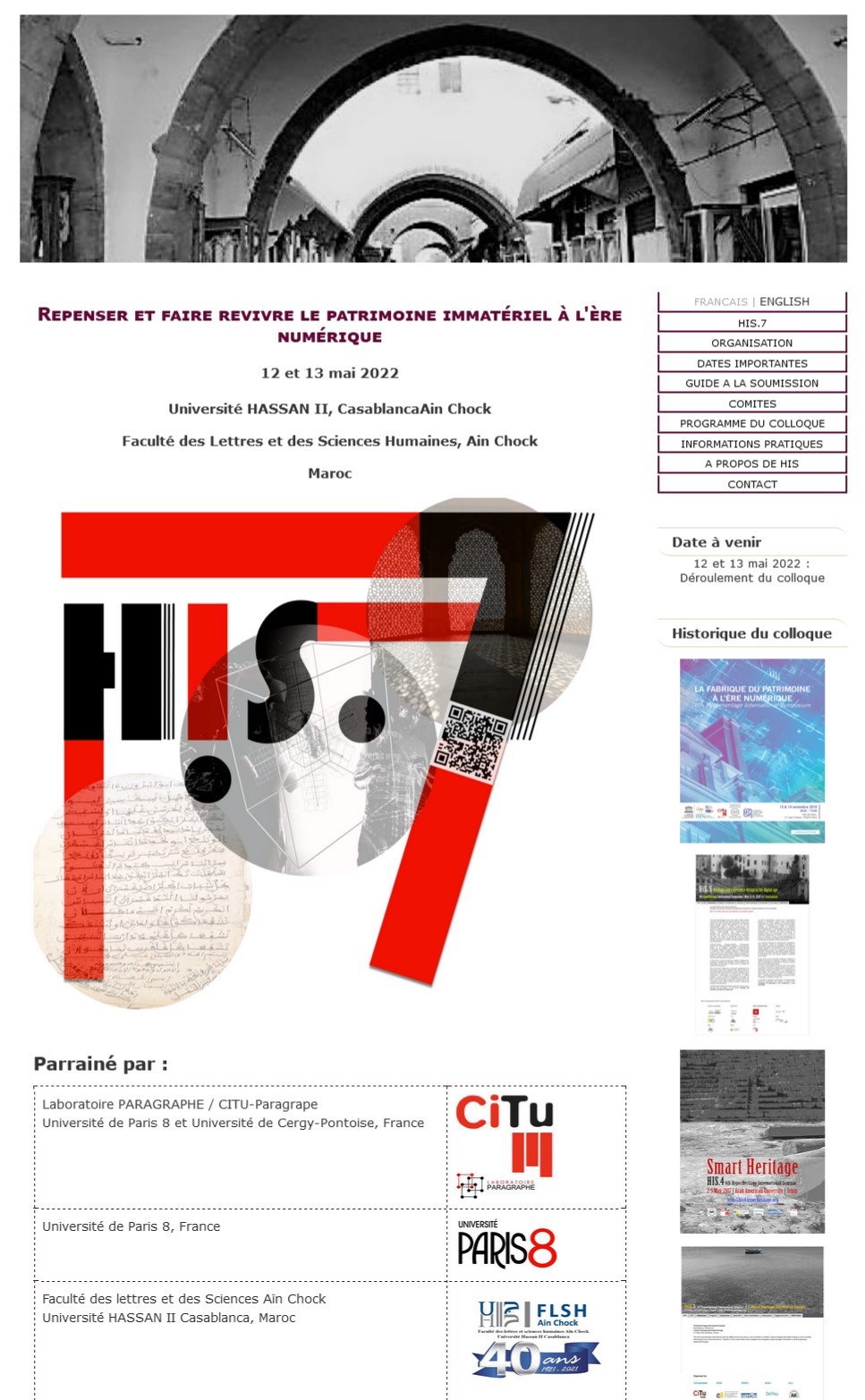 Colloque HIS7. 20122